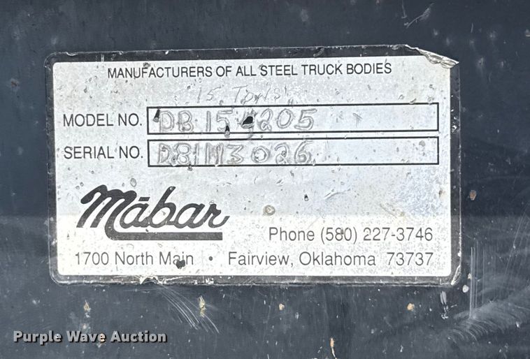 image for item EU5493 2009 Sterling L8500 dump truck