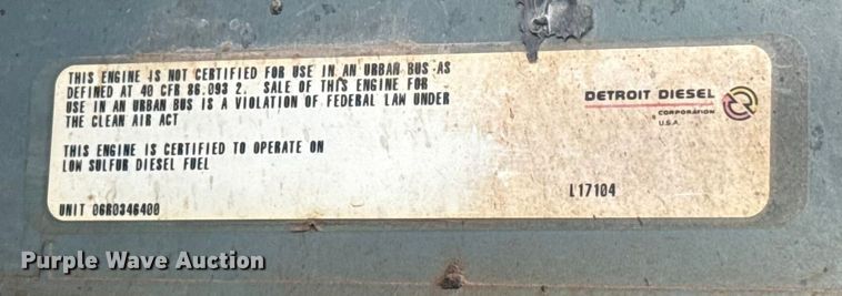 image for item EU5494 2000 Freightliner FLD120 dump truck