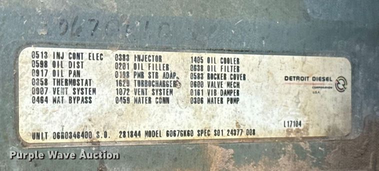 image for item EU5494 2000 Freightliner FLD120 dump truck