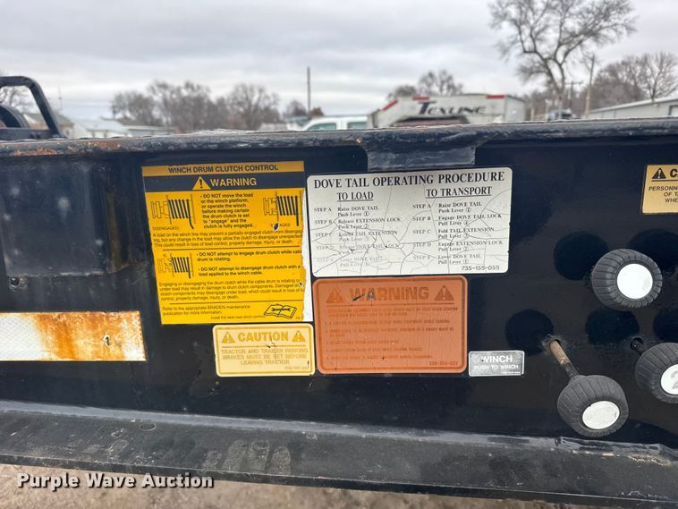 image for item EU6378 2006 Trail King TK70HT-482 drop deck equipment trailer