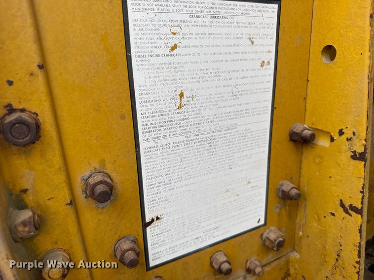 image for item EU6383 Caterpillar C motor grader