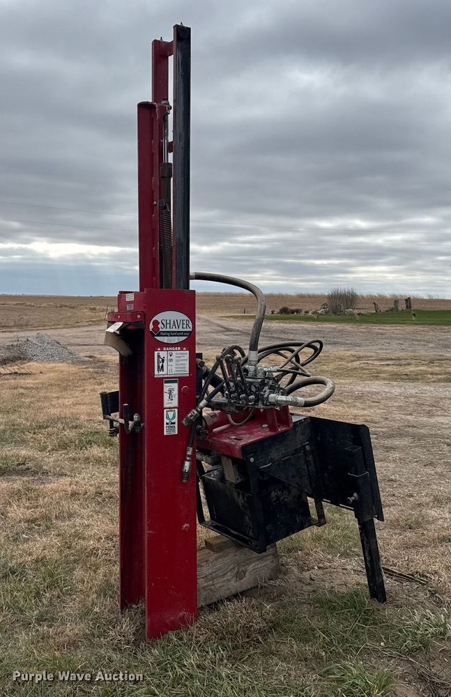 image for item EU6385 Shaver HD-10 skid steer post driver