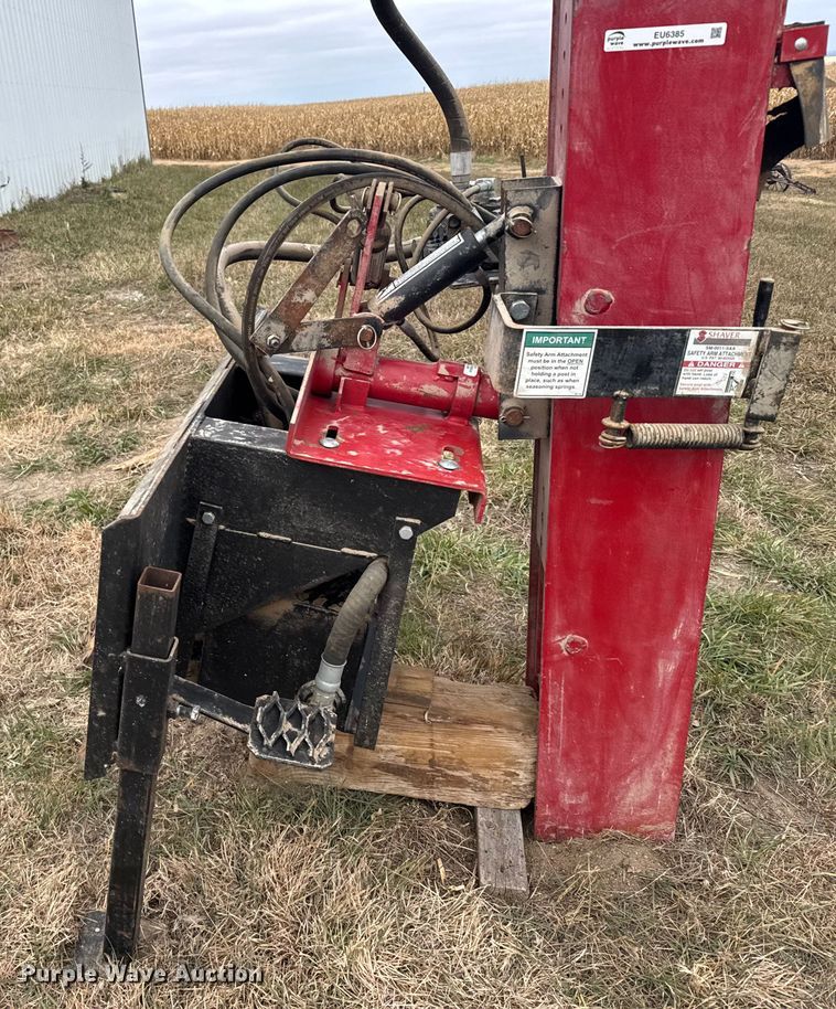 image for item EU6385 Shaver HD-10 skid steer post driver