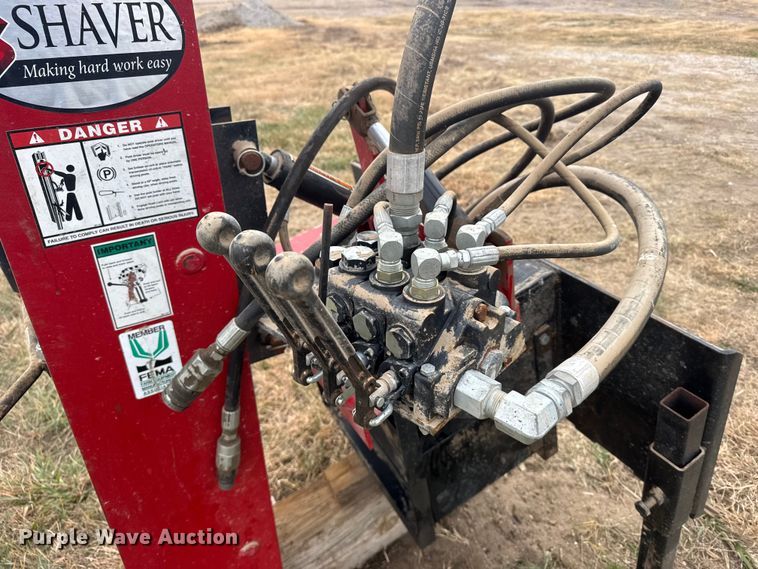 image for item EU6385 Shaver HD-10 skid steer post driver