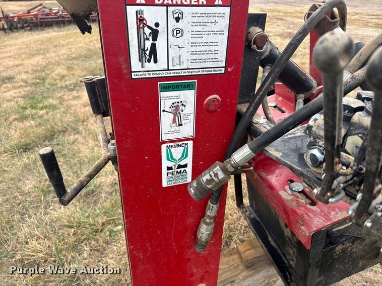 image for item EU6385 Shaver HD-10 skid steer post driver