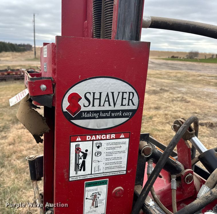 image for item EU6385 Shaver HD-10 skid steer post driver