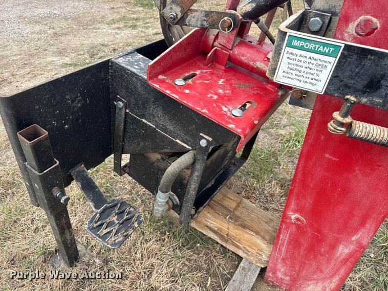 image for item EU6385 Shaver HD-10 skid steer post driver