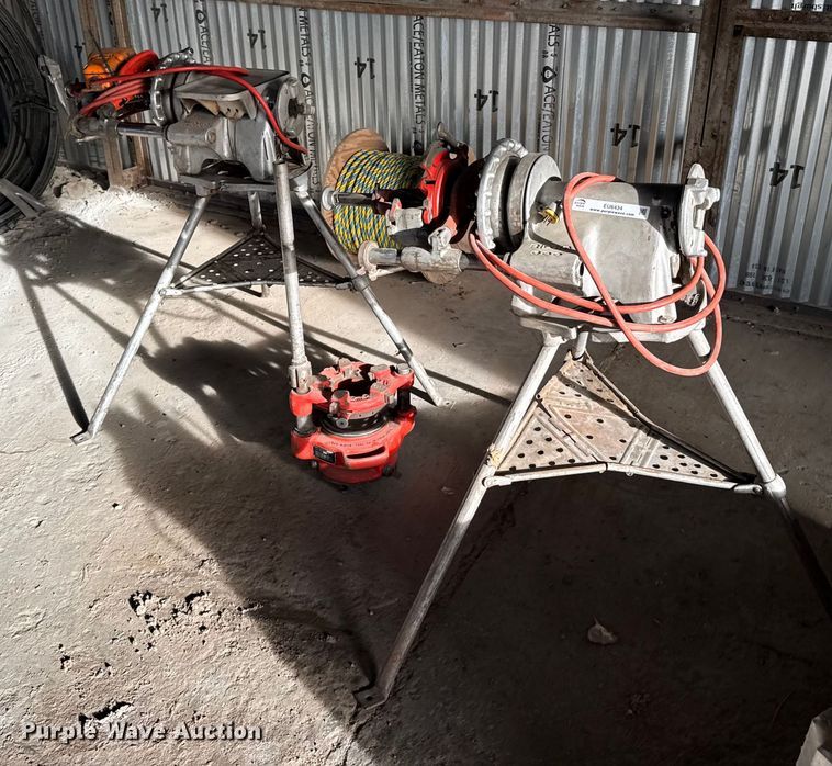 image for item EU6434 (3) pipe threading machines