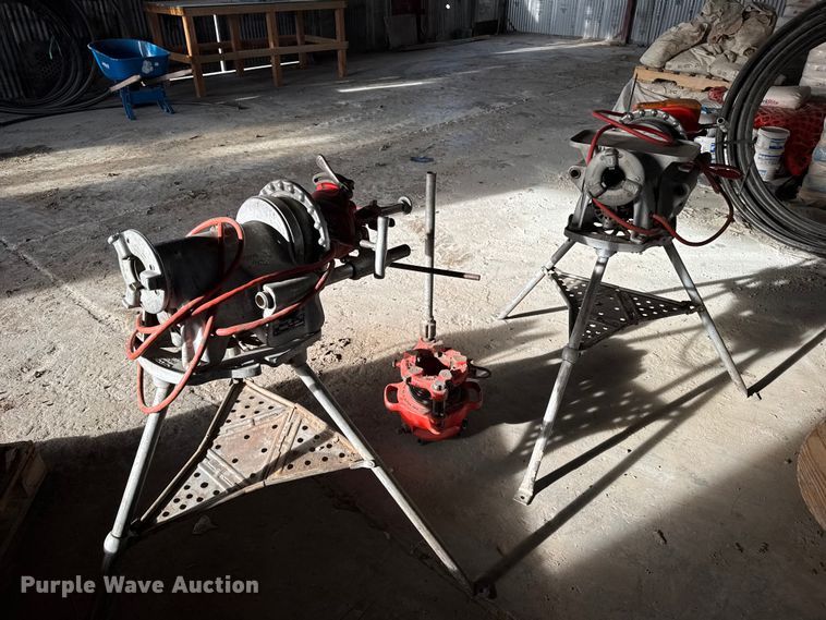 image for item EU6434 (3) pipe threading machines