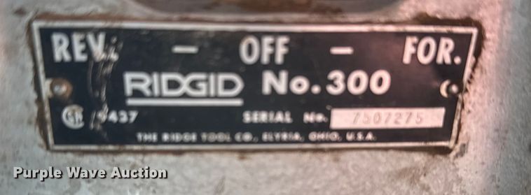 image for item EU6434 (3) pipe threading machines