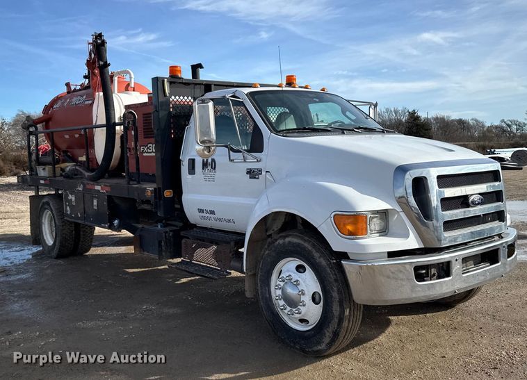 image for item EU6442 2011 Ford F750 Super Duty XL vacuum truck