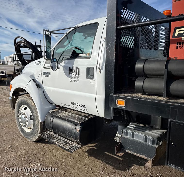 image for item EU6442 2011 Ford F750 Super Duty XL vacuum truck
