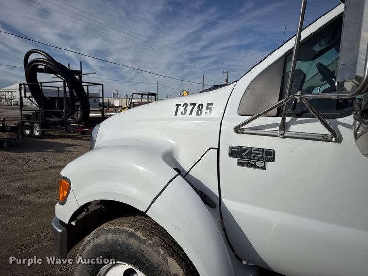 image for item EU6442 2011 Ford F750 Super Duty XL vacuum truck
