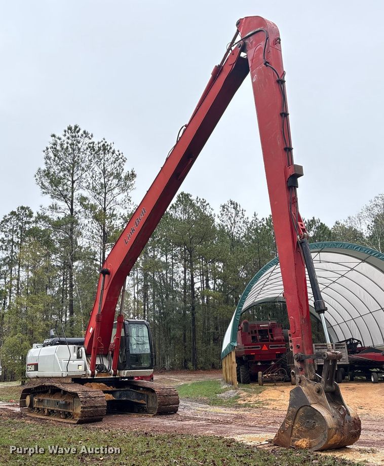 image for item EU7097 LinkBelt 350X2 long reach excavator