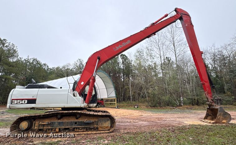 image for item EU7097 LinkBelt 350X2 long reach excavator
