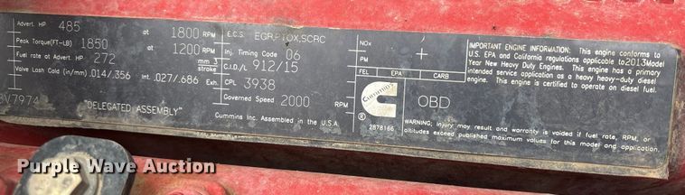 image for item EU7099 2014 Kenworth W900 semi truck