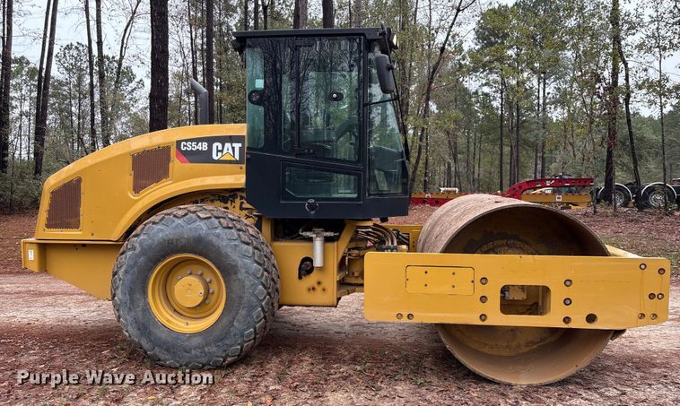 image for item EU7101 2020 Caterpillar CS54B single drum vibratory roller