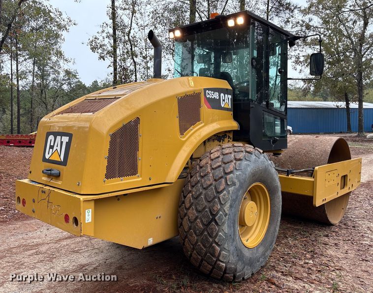 image for item EU7101 2020 Caterpillar CS54B single drum vibratory roller