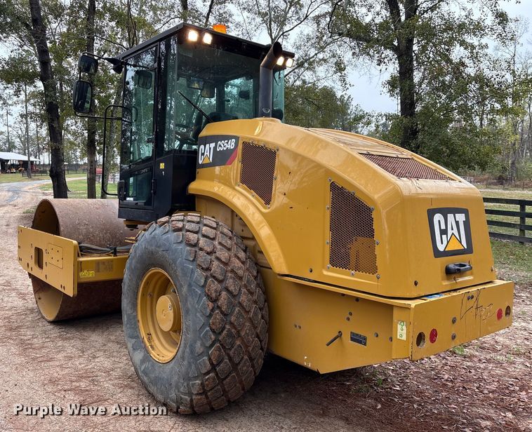 image for item EU7101 2020 Caterpillar CS54B single drum vibratory roller