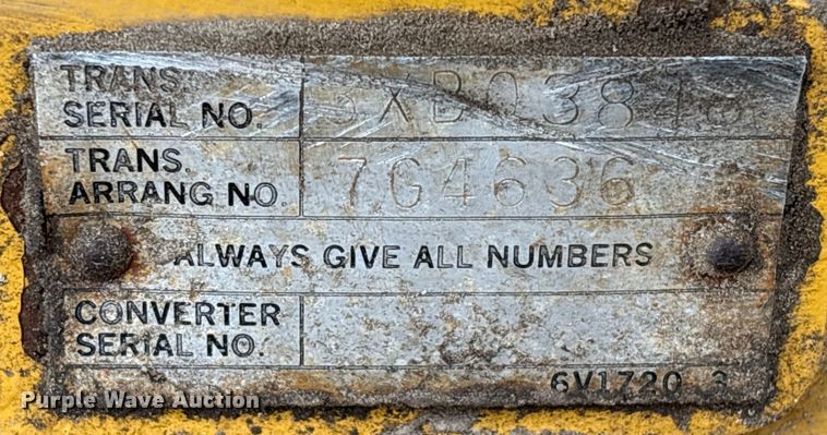 image for item EU7103 1989 Caterpillar D6H dozer