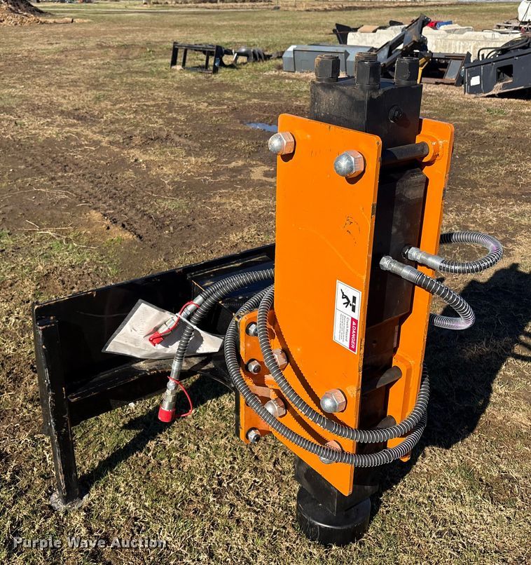 image for item EV2575 2025 Wolverine PD-12-08D skid steer post driver