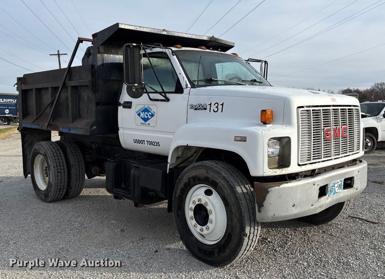 image for item EV3324 1992 GMC TopKick dump truck