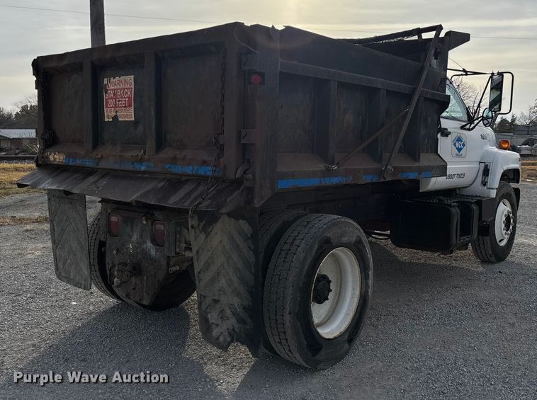 image for item EV3324 1992 GMC TopKick dump truck