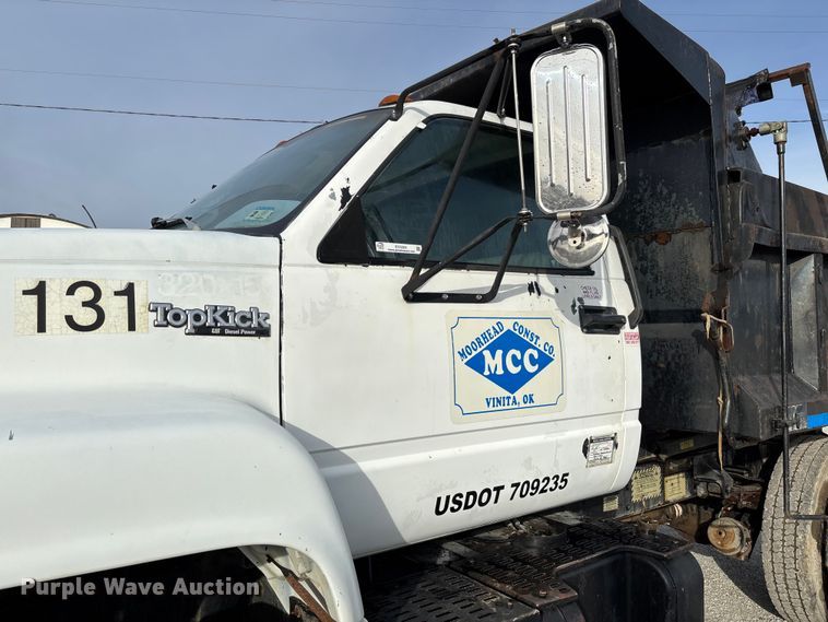 image for item EV3324 1992 GMC TopKick dump truck