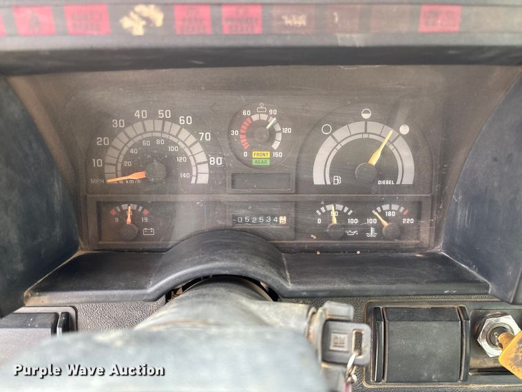 image for item EV3324 1992 GMC TopKick dump truck