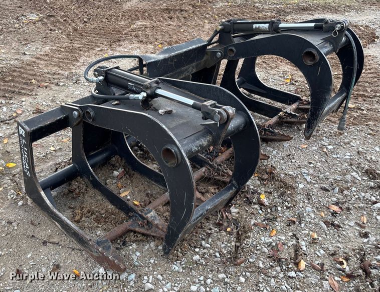 image for item EV3384 Lucas Metal Works 6GSS-12 skid steer grapple bucket