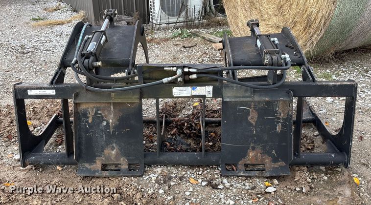 image for item EV3384 Lucas Metal Works 6GSS-12 skid steer grapple bucket