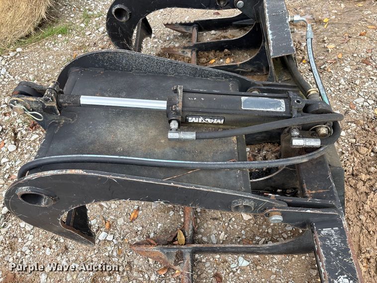 image for item EV3384 Lucas Metal Works 6GSS-12 skid steer grapple bucket