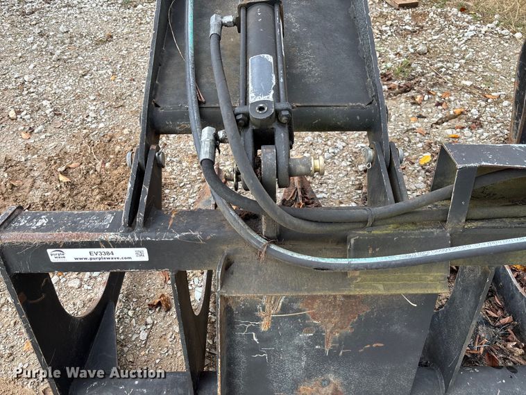 image for item EV3384 Lucas Metal Works 6GSS-12 skid steer grapple bucket