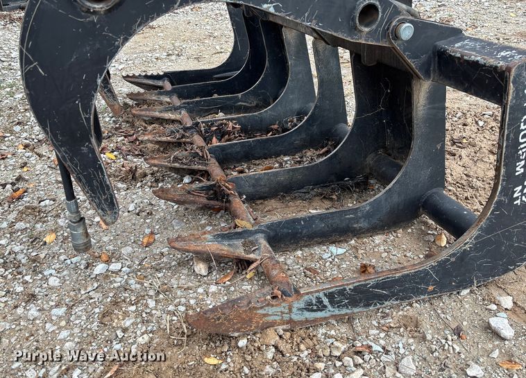 image for item EV3384 Lucas Metal Works 6GSS-12 skid steer grapple bucket