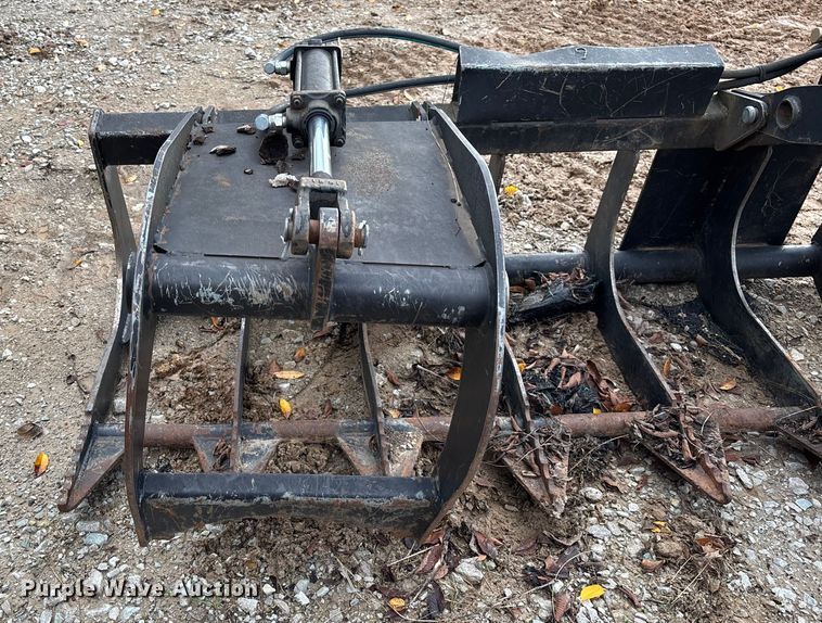 image for item EV3384 Lucas Metal Works 6GSS-12 skid steer grapple bucket