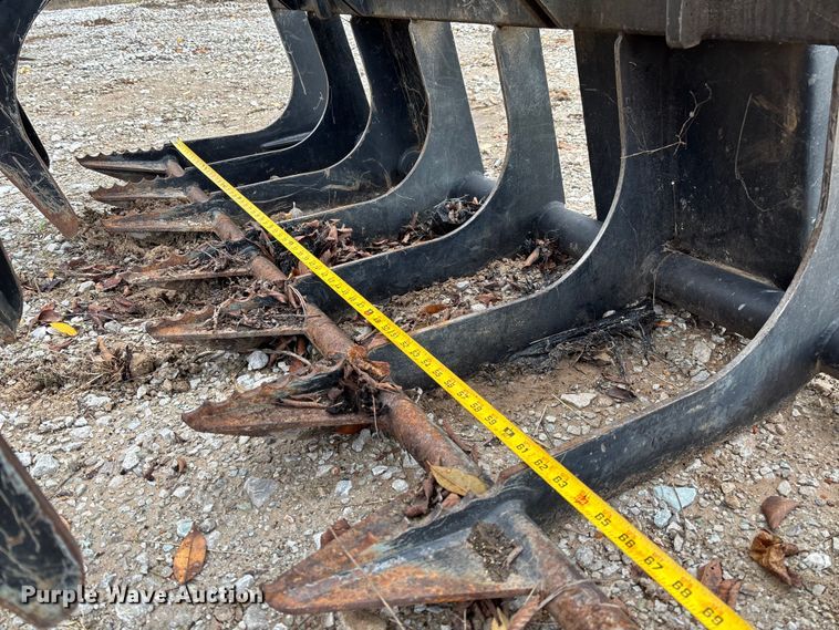 image for item EV3384 Lucas Metal Works 6GSS-12 skid steer grapple bucket