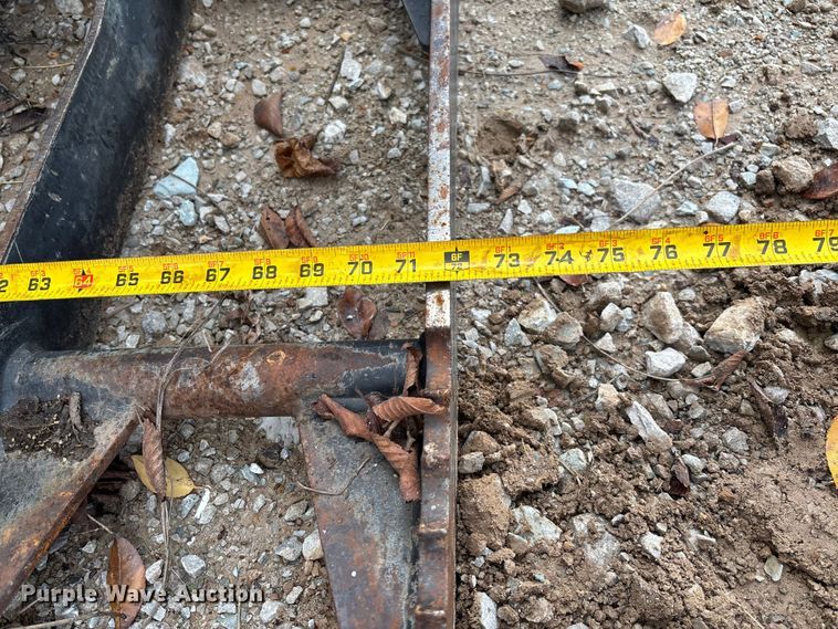 image for item EV3384 Lucas Metal Works 6GSS-12 skid steer grapple bucket