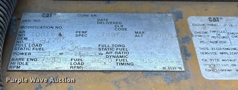 image for item EV3390 1994 Chevrolet Kodiak C6500 dump truck