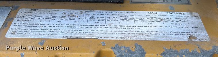 image for item EV3390 1994 Chevrolet Kodiak C6500 dump truck