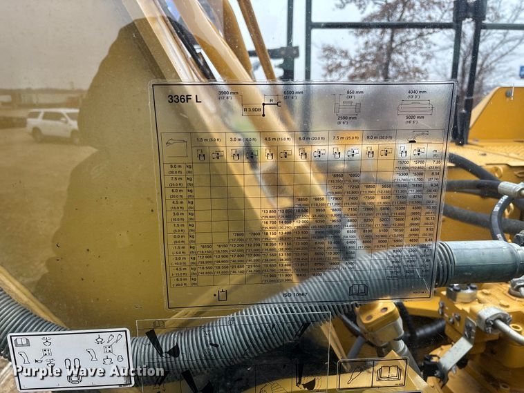 image for item EV3396 2018 Caterpillar 336FL excavator