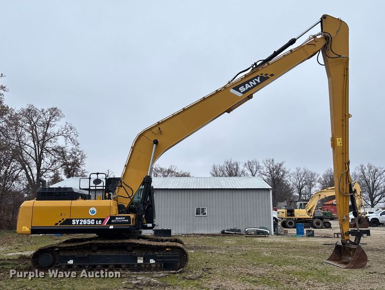 image for item EV3397 2021 Sany SY265C LC long reach excavator