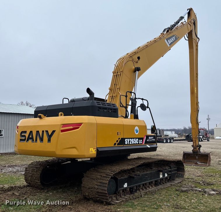 image for item EV3397 2021 Sany SY265C LC long reach excavator
