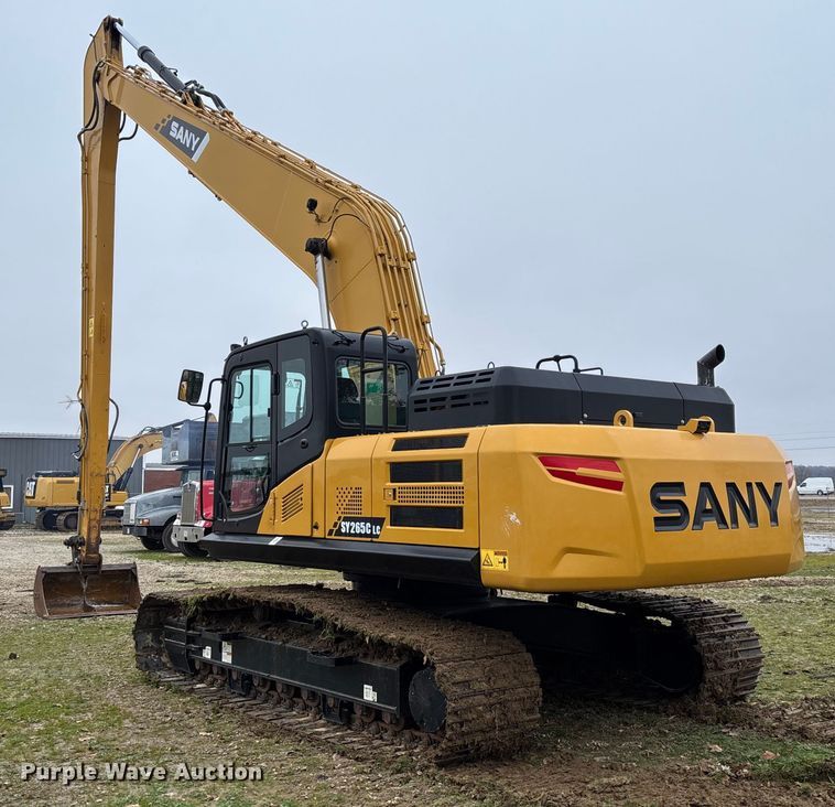 image for item EV3397 2021 Sany SY265C LC long reach excavator