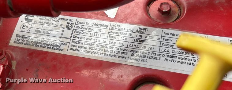 image for item EV3397 2021 Sany SY265C LC long reach excavator