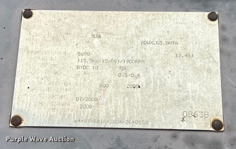 image for item EV3401 2008 Doosan DX225LC long reach excavator