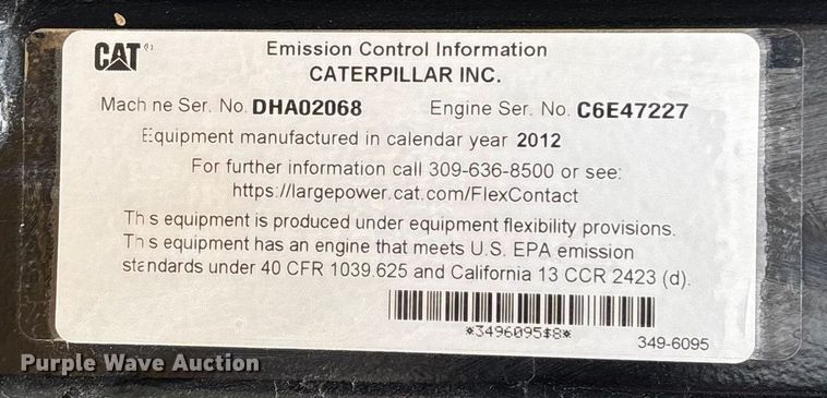 image for item EV3402 2012 Caterpillar D6K LGP dozer