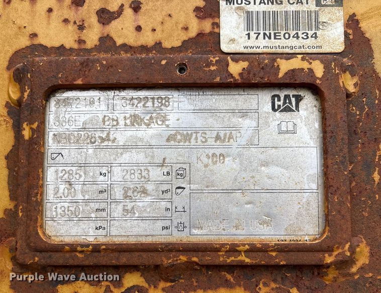 image for item EV3405 Caterpillar 336E excavator bucket