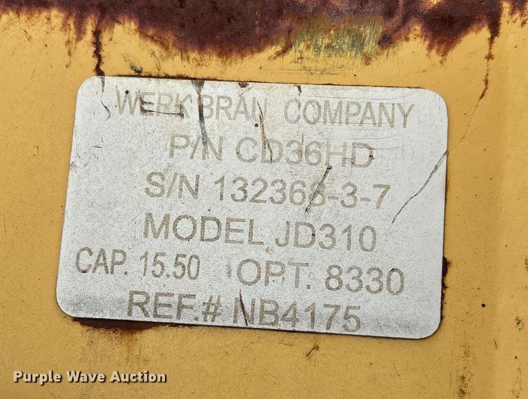 image for item EV3419 WB JD310 excavator bucket