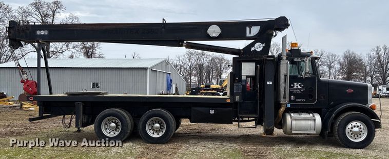 image for item EV3438 1992 Peterbilt 357 crane truck