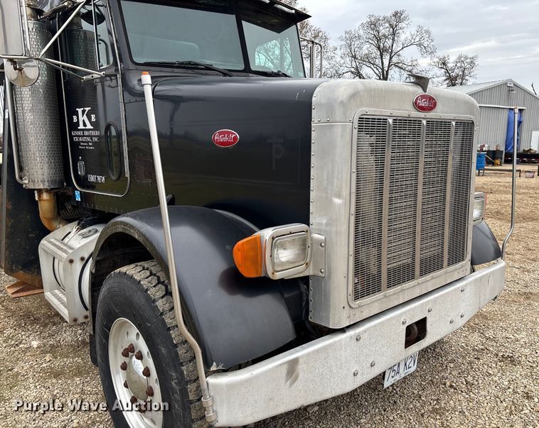 image for item EV3438 1992 Peterbilt 357 crane truck